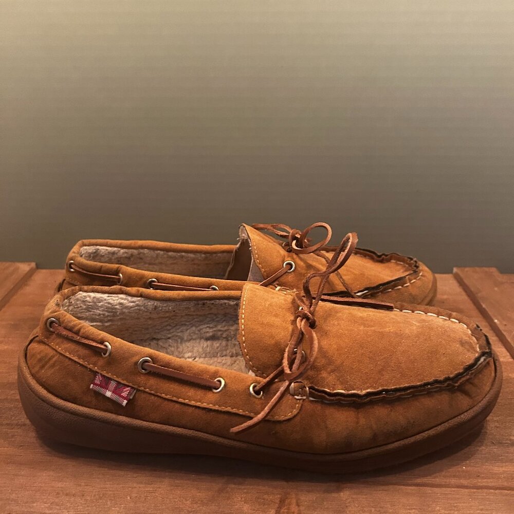 Ben Sherman Mens Matt Moc BNMS20012 Brown Suede Low Top Boat Shoes Loafers 10